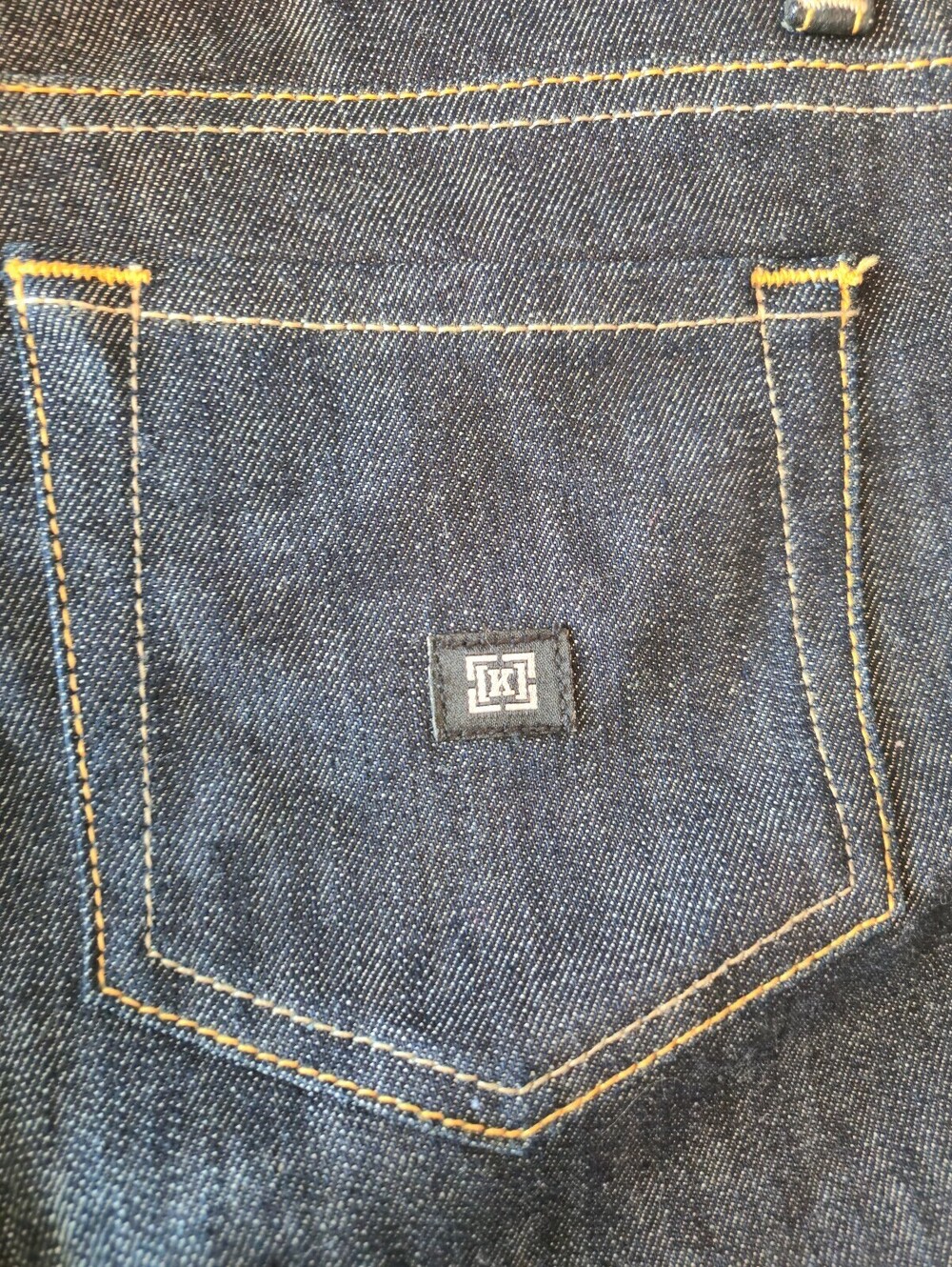 KR3W SKATER Slim Fit Dark Wash Denim Jeans Size 28